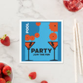 Erwachsene Pool-Partys Serviette (Beispiel)