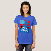 Erwachsene Pool Partys T - Shirt (Vorne ganz)