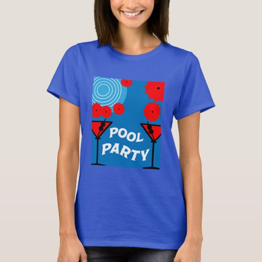 Erwachsene Pool Partys T - Shirt (Vorderseite)