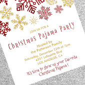 erwachsene Pyjama-Party Einladungen