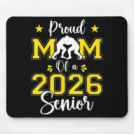 Erwachsene Ringkampfmutter 2026 Senior-Mutter Absc Mousepad (Vorne)