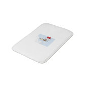 **ERWACHSENE SANTA CLAUS" BADEMATTE (Schrägansicht)