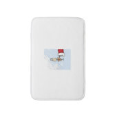 **ERWACHSENE SANTA CLAUS" BADEMATTE (Vorderseite Vertikal)