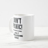 Erwachsene schützen Krankenschwester Kaffeetasse (Vorderseite Links)