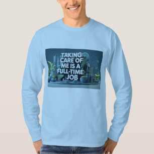 Erwachsene Shirt mit langer Schläfrigkeit - "Auf m