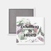 Erwachsene sind HARD mit Waschkorbmagnet Magnet (Vorderseite/Rückseite)