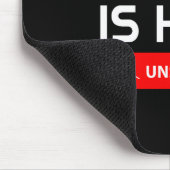 Erwachsene sind harte Abmeldung | Individuelles An Mousepad (Ecke)