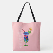 Erwachsene Sippy Cup (pink), Niedlich Beach Tasche (Rückseite)