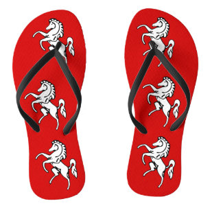 Erwachsene Slim-Straps mit der Flagge von Kent Cou Badesandalen