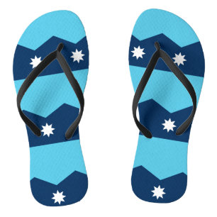 Erwachsene Slim Straps mit Flagge von Minnesota Badesandalen