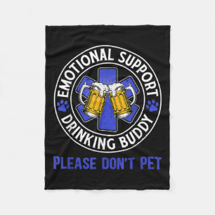 Erwachsene sonnige Drinks emotionale Unterstützung Fleecedecke