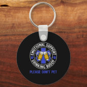 Erwachsene sonnige Drinks emotionale Unterstützung Schlüsselanhänger (Vorderseite)