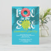 Erwachsene Spaß Sonne Sommer Einladung (Stehend Vorderseite)