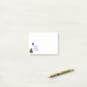 Erwachsene: stark überbewertet. Fun Balloon Bear Q Post-it Klebezettel (Auf Schreibtisch)