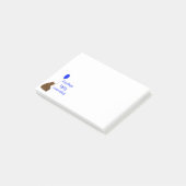 Erwachsene: stark überbewertet. Fun Balloon Bear Q Post-it Klebezettel (angewinkelt)