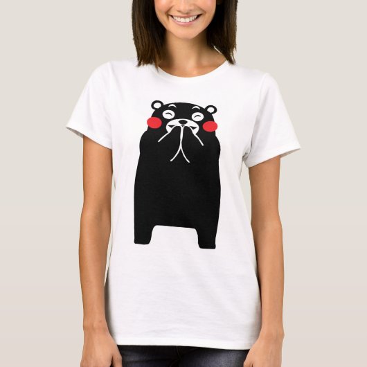 Erwachsene T - Shirt mit Kumamon vorne (Vorderseite)
