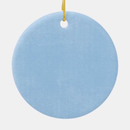 Erwachsene Taufe Taube auf blau Keramik Ornament (Hinten)