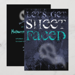 Erwachsene Trinken Gespenstische Halloween-Party-E Einladung
