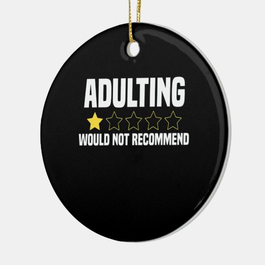 Erwachsene überbewertet keramik ornament (Links)