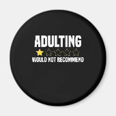 Erwachsene überbewertet magnet (Vorne)