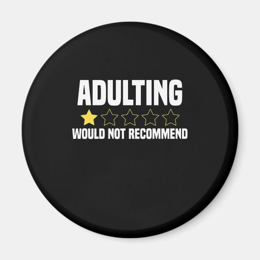 Erwachsene überbewertet magnet (Vorne)