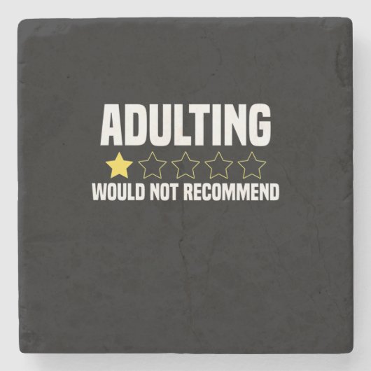 Erwachsene überbewertet steinuntersetzer (Vorderseite)