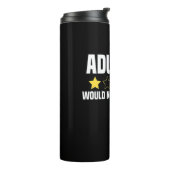 Erwachsene überbewertet thermosbecher (Nach links gedreht)