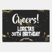 Erwachsene Überraschung Geburtstagswrapping Papier (Vorderseite 3)