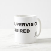 Erwachsene Überwachung erforderliches Mug.1 Kaffeetasse (VorderseiteRechts)