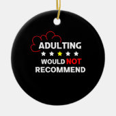 Erwachsene werden nicht keramik ornament (Vorne)