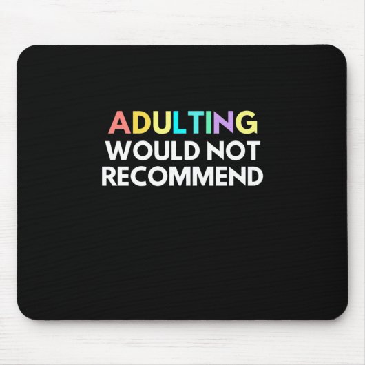 Erwachsene würden nicht empfohlen mousepad (Vorne)