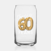 Erwachsene zum Geburtstag auf 60 Jahre Dosenglas (Vorderseite)