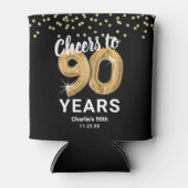 Erwachsene zum Geburtstag jubeln auf 90 Jahre Dosenkühler (Vorderseite)