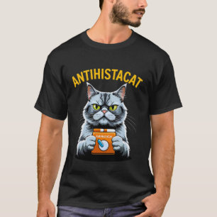 Erwachsenen Humor Antihistacat Allergie Lustige Ve T-Shirt