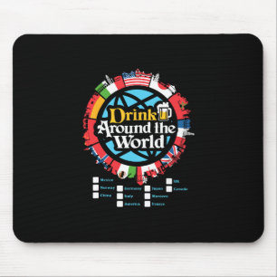 Erwachsenen-Urlaubstrinkshowcase Mousepad