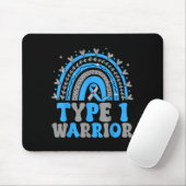 Erwachsenenbildung Typ 1 Warrior Blau Grau Mousepad (Mit Mouse)