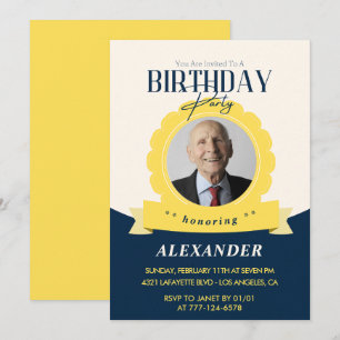 Erwachseneneinladung zum 100. Geburtstag Modern Einladung