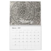 Erwachsenenfarbbuch Kalender 2025. (Feb 2027)