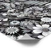 Erwachsenenfarben Blumenzwiebelposter Poster (Ecke)