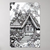 Erwachsenenfarben Blumenzwiebelposter Poster (Vorne)