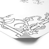 Erwachsenenfarbenplakat "You Need to Glauve Art" Poster (Ecke)