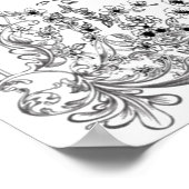 Erwachsenenfarbenposter "Geisha, Traurigkeit in St Poster (Ecke)