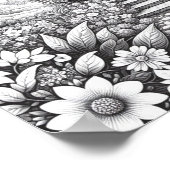 Erwachsenenfarbenwald Poster (Ecke)