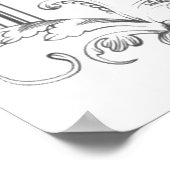 Erwachsenenfarbposter "I Liebe Hummingbirds Art" Poster (Ecke)