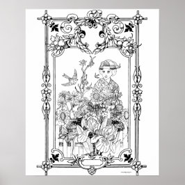 Erwachsenenfarbposter "Moments of Solitude Art" Poster