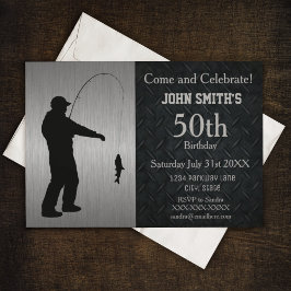 Erwachsenenfischen zum Geburtstag Einladung