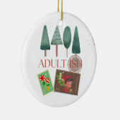 Erwachsenenhumor Keramik Ornament (Rechts)