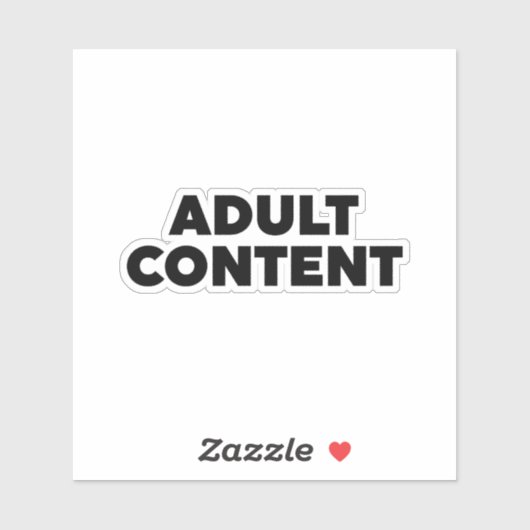 Erwachseneninhalt Aufkleber (Blatt)