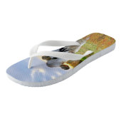 Erwachsenenkuh Flip Flops Badesandalen (Schrägansicht)