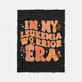 Erwachsenenleukämie Krebsbewusstsein in meiner Leu Fleecedecke (Vorderseite)